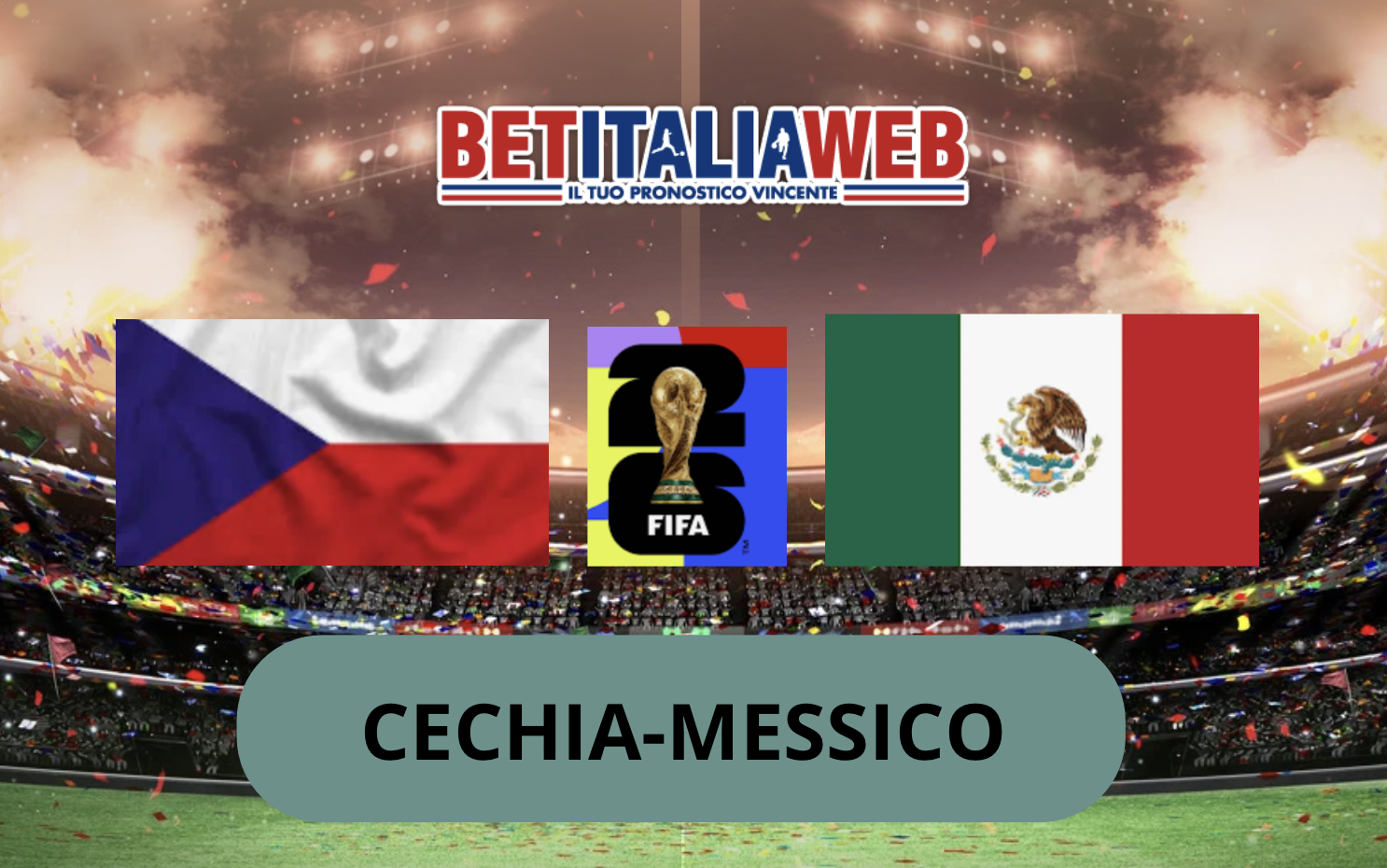 Pronostico Repubblica Ceca-Messico 25 giugno 2026