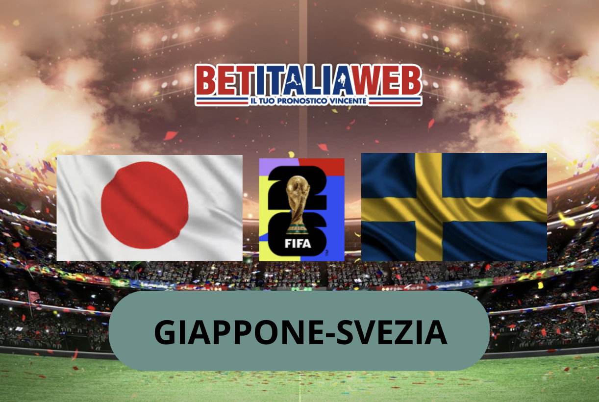Pronostico Giappone-Svezia 26 giugno 2026