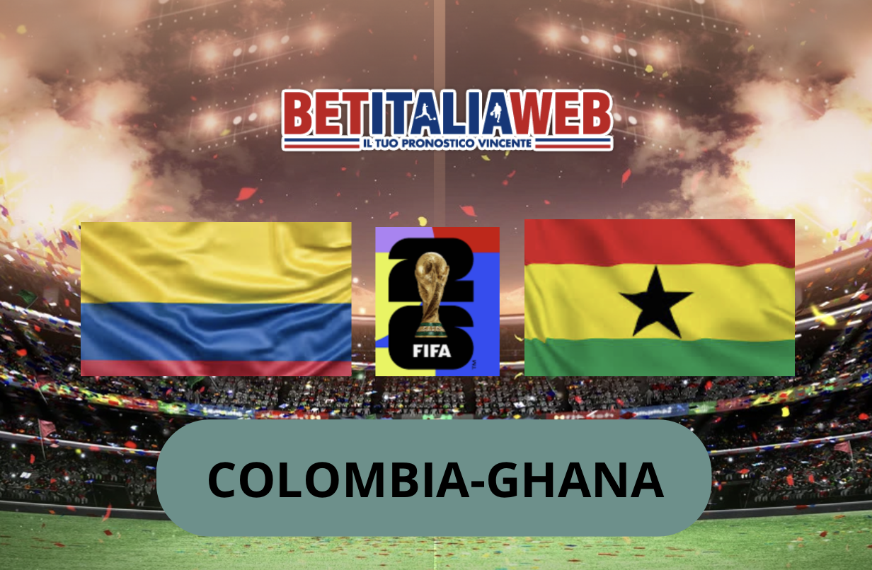 Pronostico Colombia-Ghana 4 luglio 2026