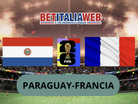 Pronostico Paraguay-Francia: statistiche, formazioni, guida tv e scommesse ottavi dei Mondiali di calcio del 04-07-2026