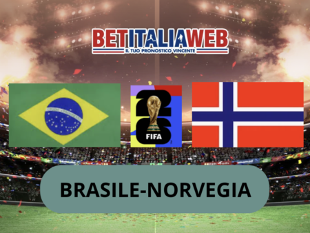 Pronostico Brasile-Norvegia: big match per gli ottavi di finale dei Mondiali di Calcio del 5 luglio 2026