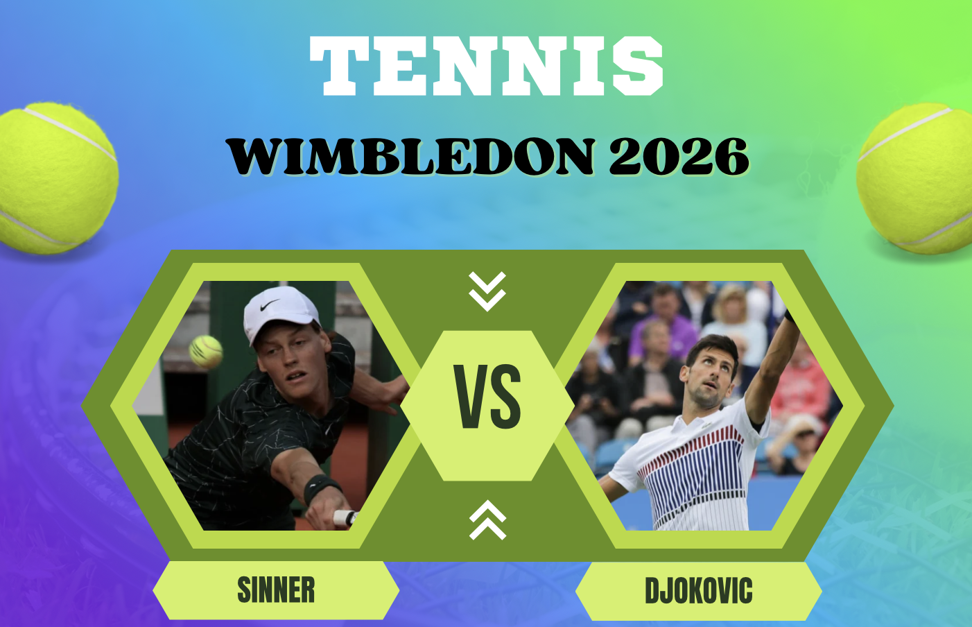 Pronostico Sinner-Djokovic 10 luglio 2026
