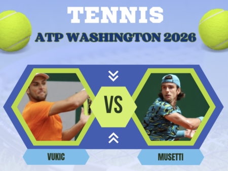 Pronostico Lorenzo Musetti-Aleksandar Vukic: analisi e scommesse tennis, ATP Washington del 29-07-2026