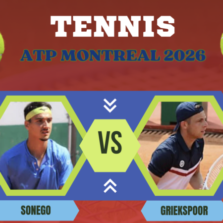 Pronostico Lorenzo Sonego-Tallon Griekspoor: analisi e scommesse Tennis, ATP 1000 Montreal del 03-08-2026