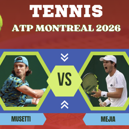 Pronostico Lorenzo Musetti-Nicolas Mejia: analisi, quote e scommesse tennis, ATP Montreal del 6 agosto 2026