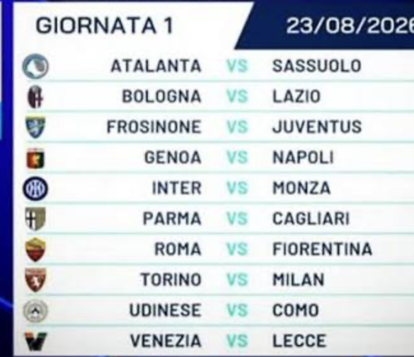 Pronostici Serie A: quote e guida tv su tutte le partite della prima giornata di campionato del 22-24 agosto 2026