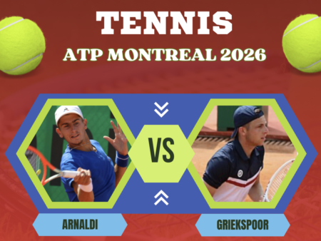 Pronostico Matteo Arnaldi-Tallon Griekspoor: analisi, guida tv e scommesse Tennis, Masters 1000 ATP Montreal del 07-08-2026