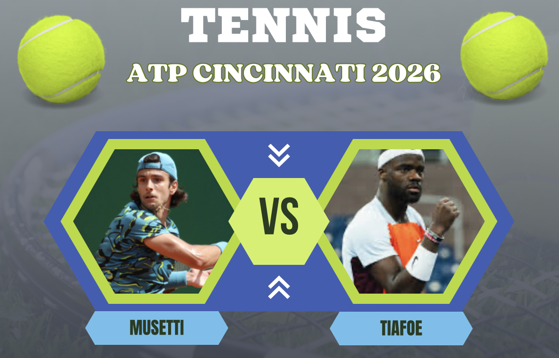 Pronostico Musetti-Tiafoe 21 agosto 2026