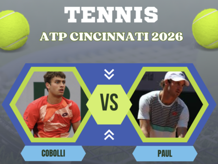 Pronostico Flavio Cobolli-Tommy Paul: analisi e scommesse Tennis, quarti di finale ATP Masters 1000 Cincinnati 2026