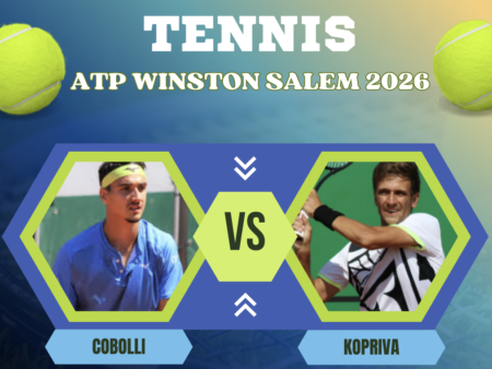 Pronostico Lorenzo Sonego-Vit Kopriva: analisi e scommesse tennis, ATP 250 Winston Salem 2026 del 24 agosto