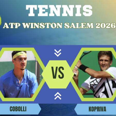 Pronostico Lorenzo Sonego-Vit Kopriva: analisi e scommesse tennis, ATP 250 Winston Salem 2026 del 24 agosto