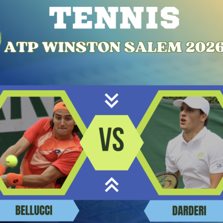 Pronostico Mattia Bellucci-Luciano Darderi: derby azzurro al secondo turno del ATP 250 Winston Salem il 25-08-2026