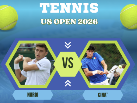 Pronostico Luca Nardi-Federico Cinà: derby azzurro alle qualificazioni US Open 2026 del 25 agosto