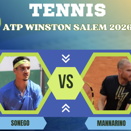 Pronostico Lorenzo Sonego-Adrian Mannarino: analisi, quote, guida tv e scommesse tennis, ATP 250 Winston Salem 2026