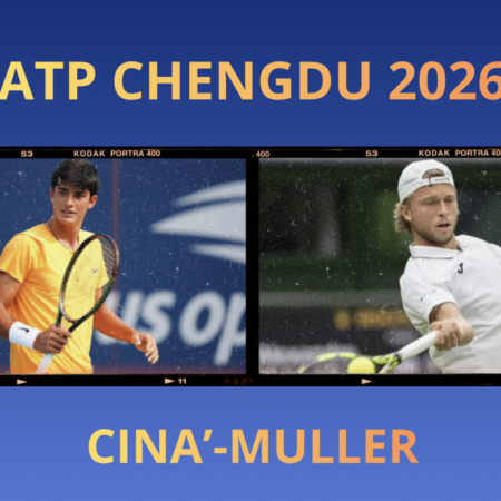 Pronostico Federico Cinà-Alexandre Muller: analisi e scommesse tennis, ottavi di finale ATP 250 Chengdu 2026