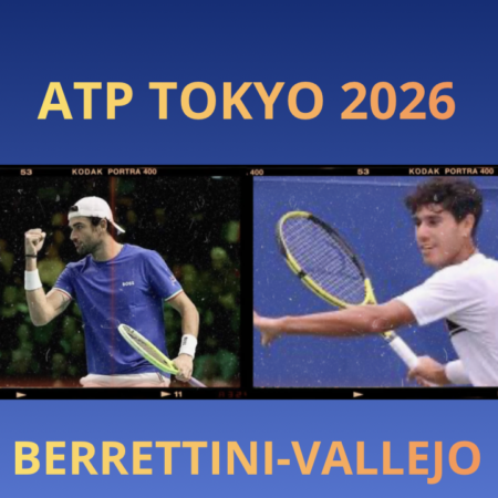 Pronostico Matteo Berrettini-Daniel Vallejo: analisi e scommesse tennis, ATP 500 Tokyo del 03-10-2026