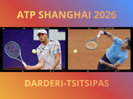 Pronostico Luciano Darderi-Stefanos Tsitsipas: analisi e scommesse 2° turno ATP 1000 Shanghai del 10 ottobre 2026