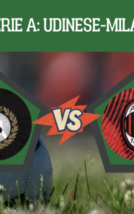 Pronostico Udinese-Milan: analisi e FREE PICK sulla partita che chiude l’8° giornata di Serie A il 25 ottobre 2026
