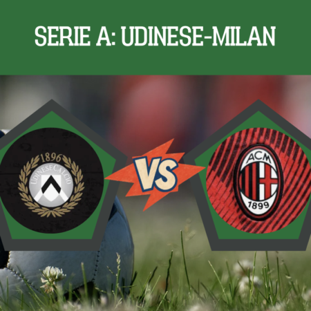 Pronostico Udinese-Milan: analisi e FREE PICK sulla partita che chiude l’8° giornata di Serie A il 25 ottobre 2026