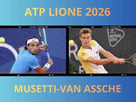 Pronostico Lorenzo Musetti-Luca van Assche: analisi e scommesse tennis, quarti di finale ATP Lione 2026